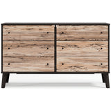 Piperton Two-Tone Brown/Black Dresser