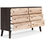 Piperton Two-Tone Brown/Black Dresser