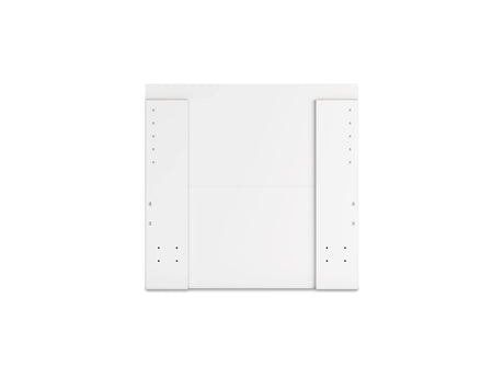 Onita White Twin Panel Platform Bed With 1 Side Storage