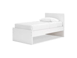 Onita White Twin Panel Platform Bed