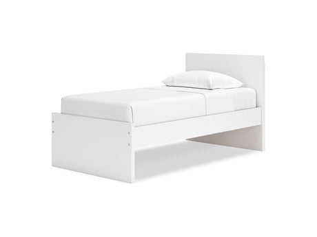 Onita White Twin Panel Platform Bed
