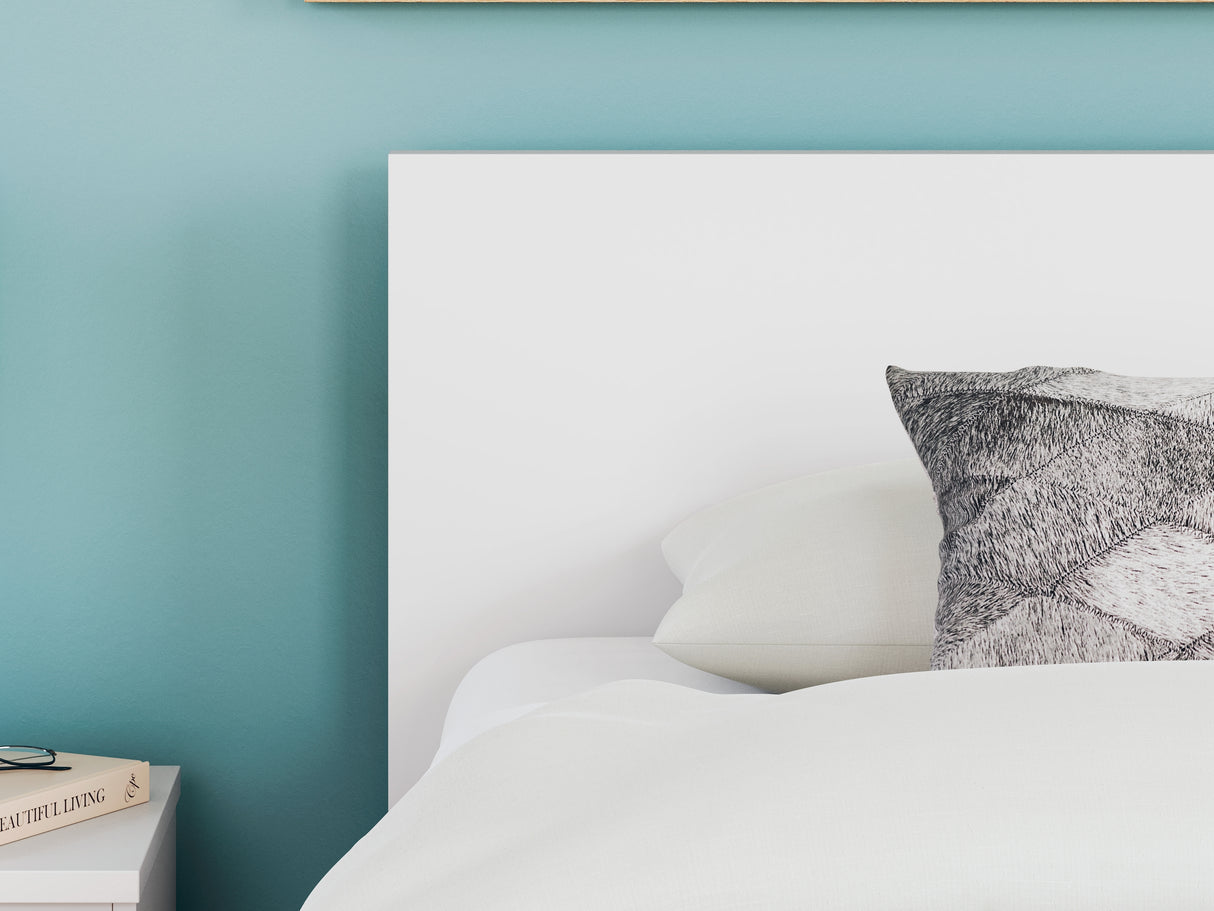 Onita White Twin Panel Platform Bed