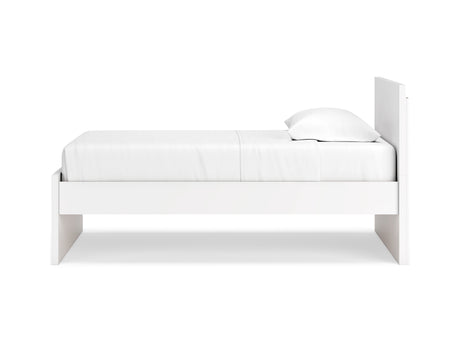 Onita White Twin Panel Platform Bed