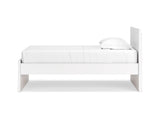 Onita White Twin Panel Platform Bed