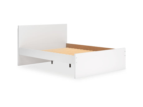Onita White Queen Panel Platform Bed