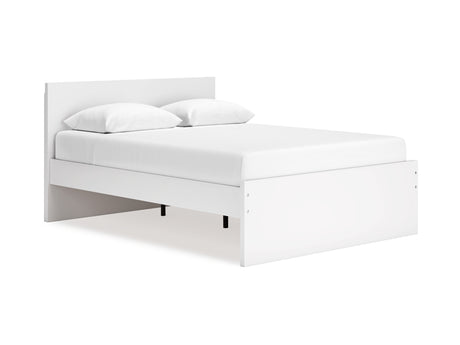 Onita White Queen Panel Platform Bed