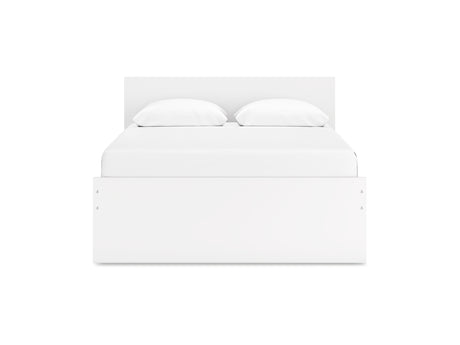 Onita White Queen Panel Platform Bed