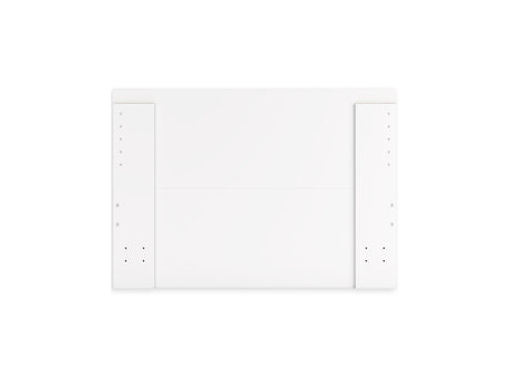 Onita White Full Panel Platform Bed With 1 Side Storage