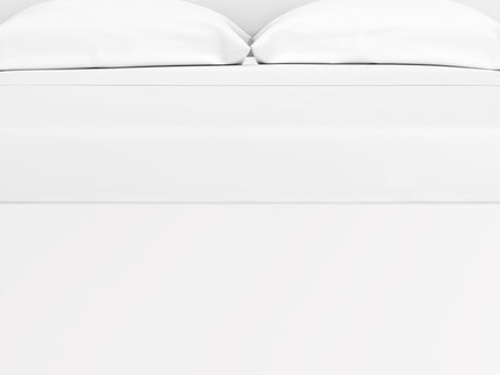 Onita White Full Panel Platform Bed