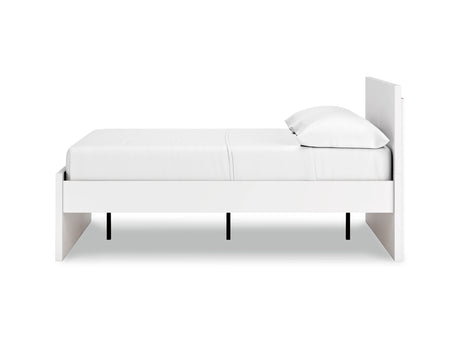 Onita White Full Panel Platform Bed