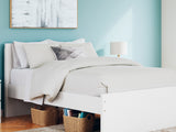 Onita White Full Panel Platform Bed