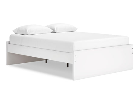 Onita White Queen Platform Bed