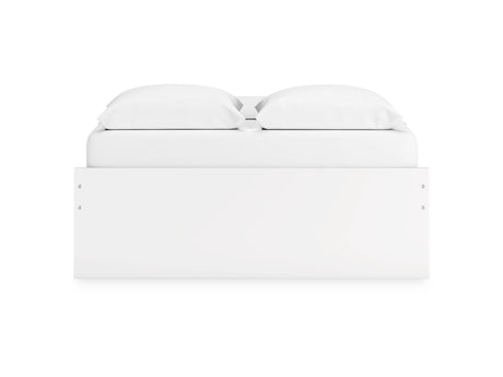 Onita White Queen Platform Bed