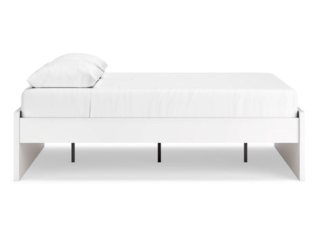 Onita White Queen Platform Bed