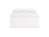 Onita White Full Platform Bed With 2 Side Storage