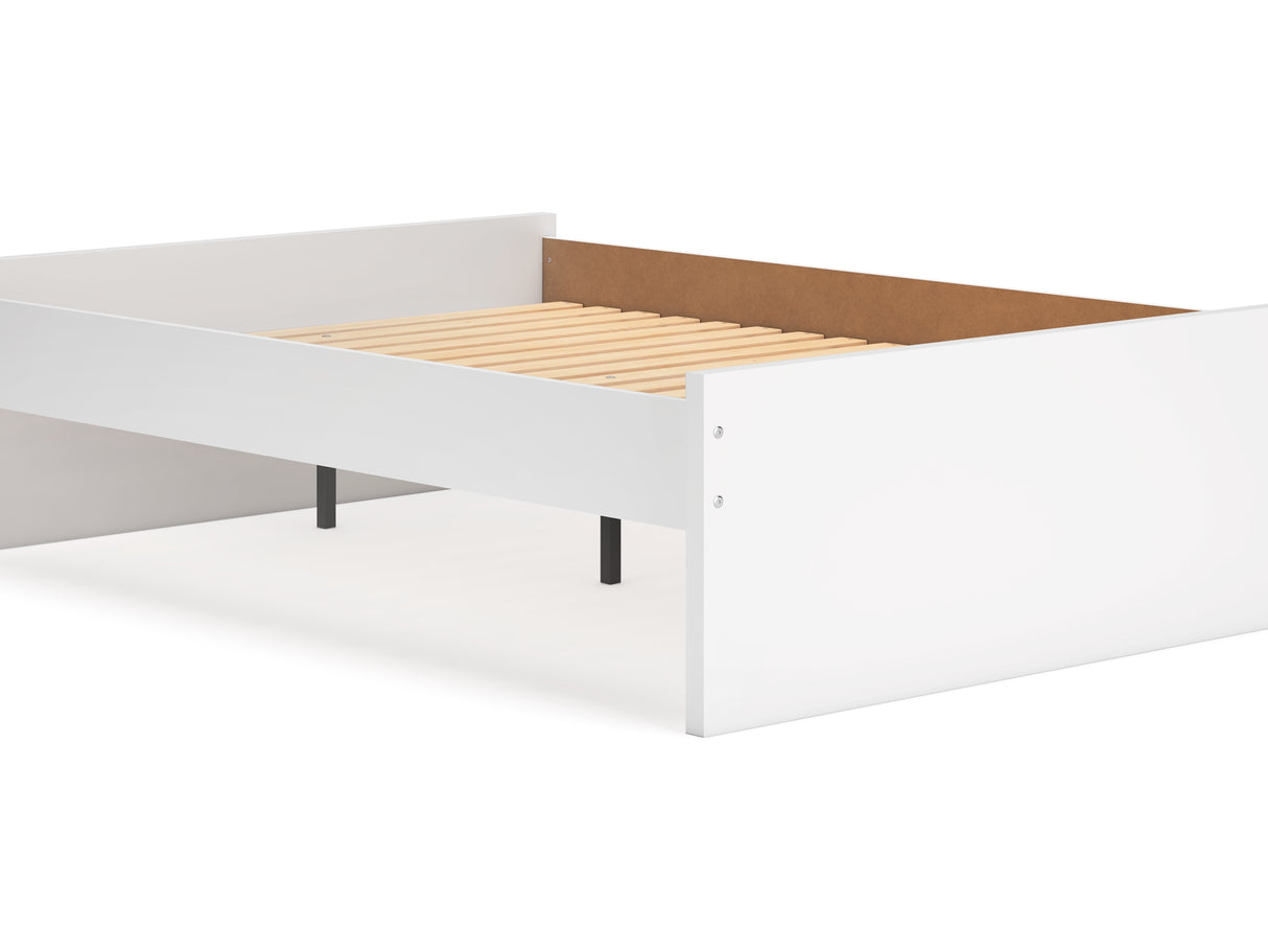 Onita White Full Platform Bed
