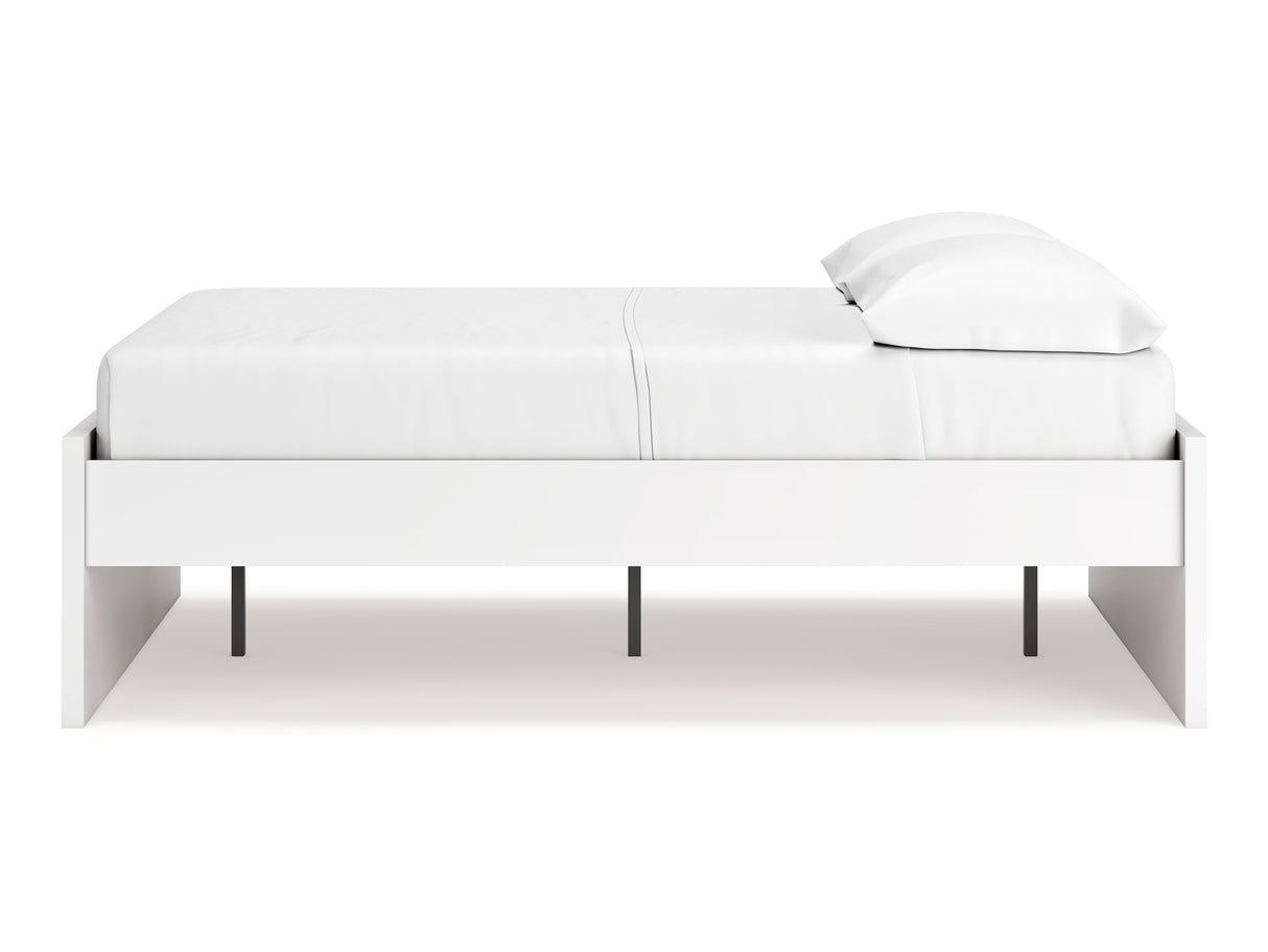 Onita White Full Platform Bed