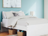 Onita White Full Platform Bed