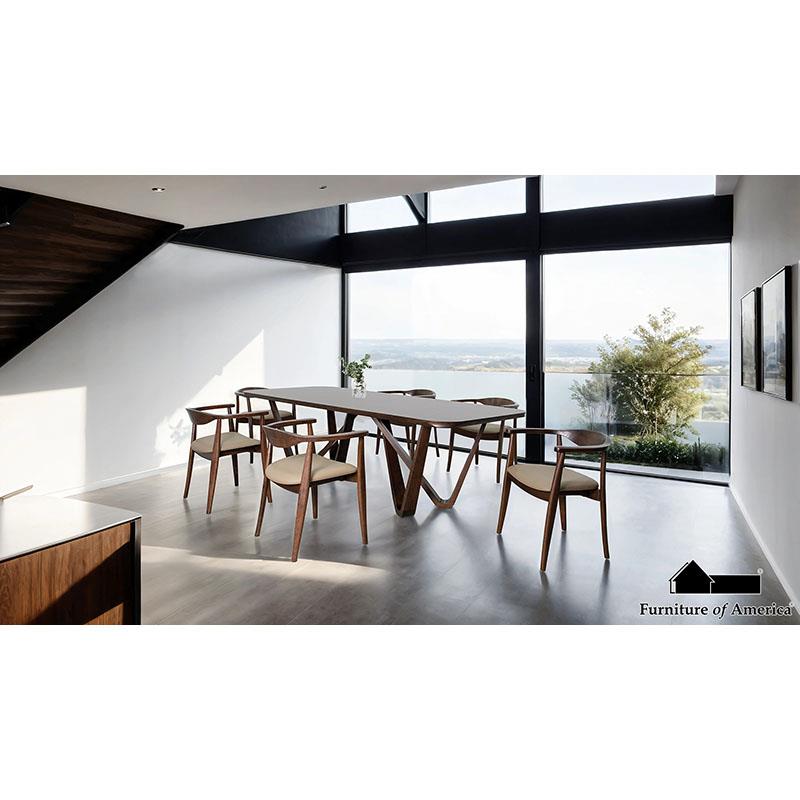 Nordby Mid-Century Modern Dining Table