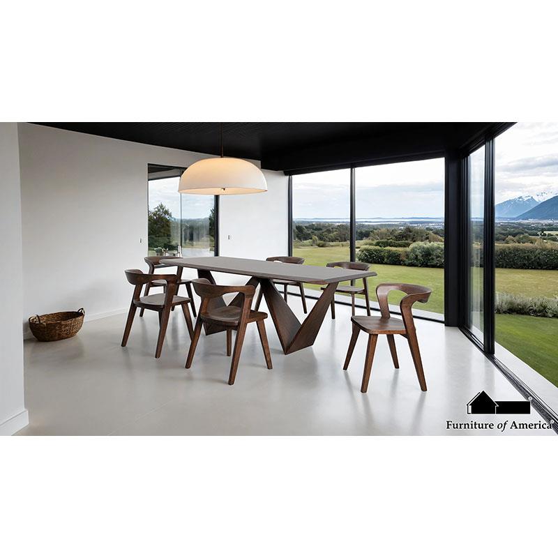 Romont Mid-Century Modern Dining Set