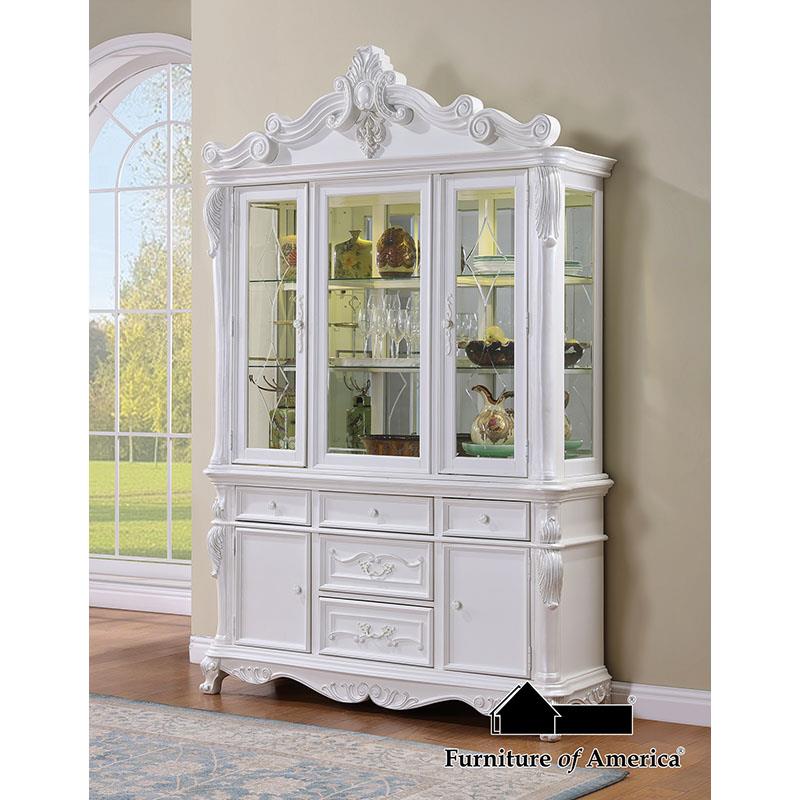 Manzanita White Hutch Buffet