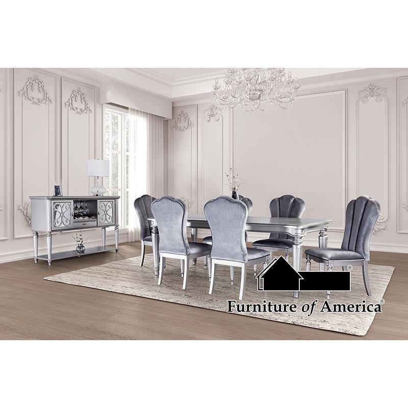 Hannoria Silver Dining Table