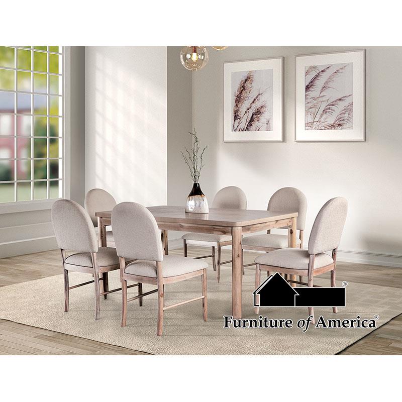 FM3426NT-T-5PC Natural/Beige Dining Set