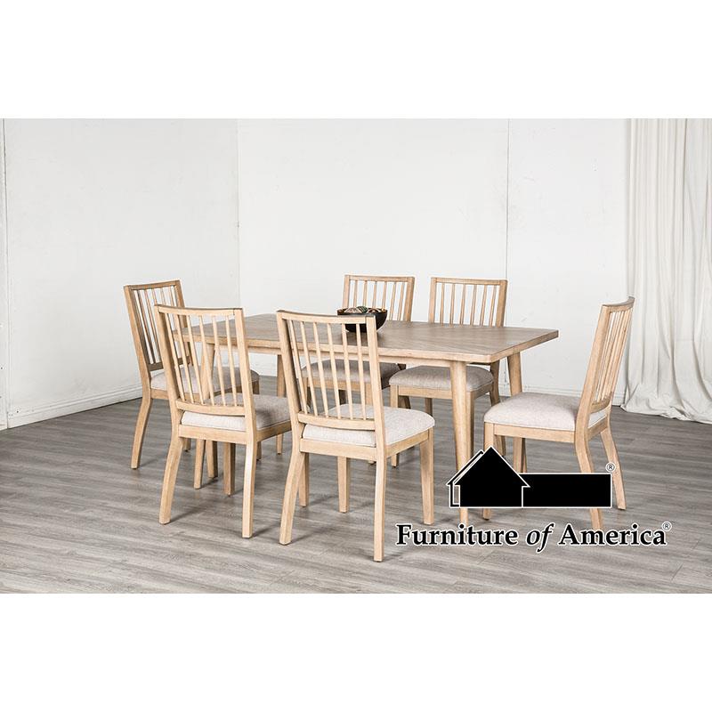 FM39002NT-T-7PC-1.jpg Natural/Beige Dining Set