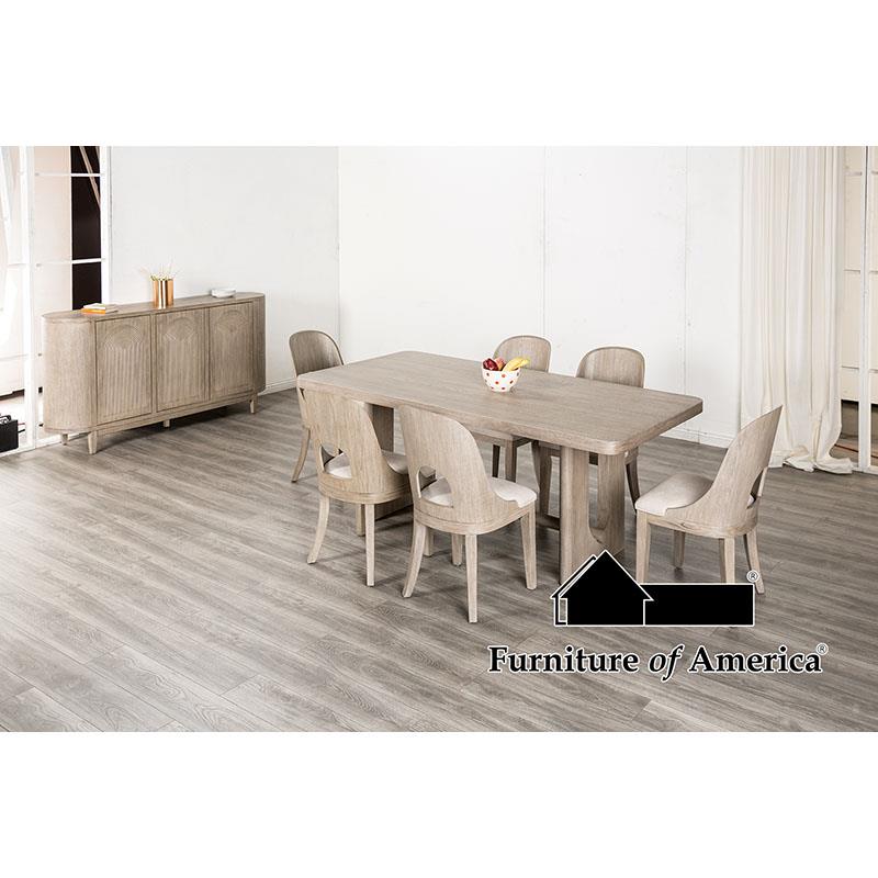 FM39004AK-T-7PC-1.jpg White Oak/Beige Dining Set
