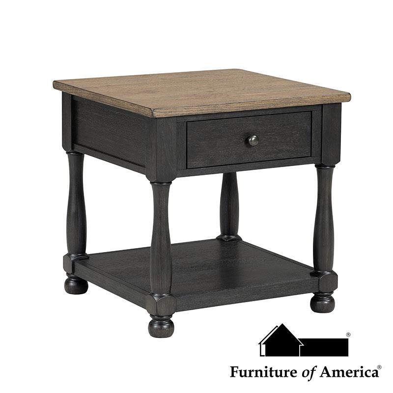 Neue Mills Modern Farmhouse End Table
