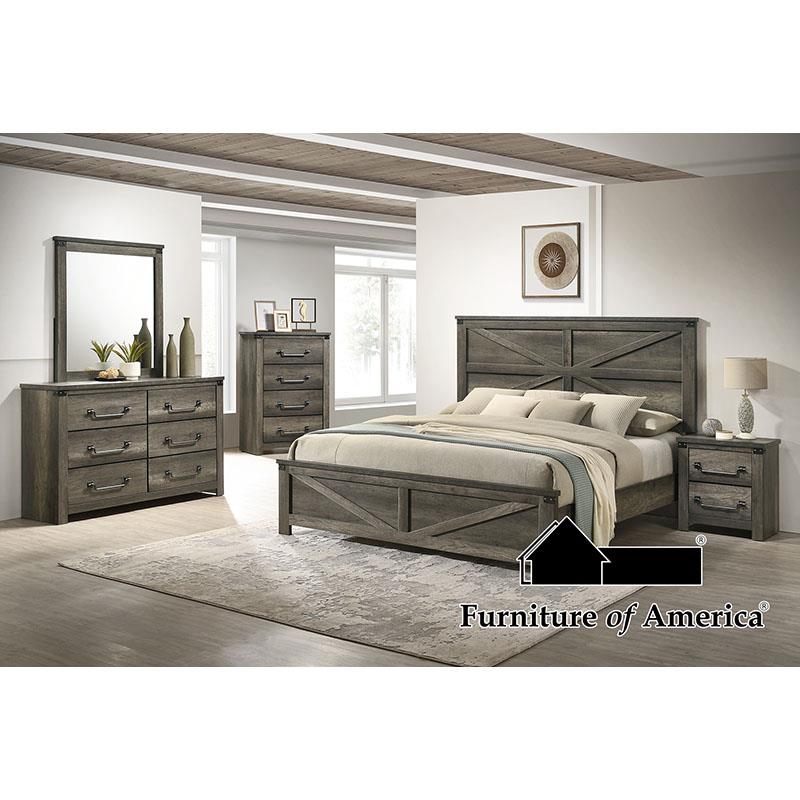 Britonale Rustic Farmhouse Bedroom Set
