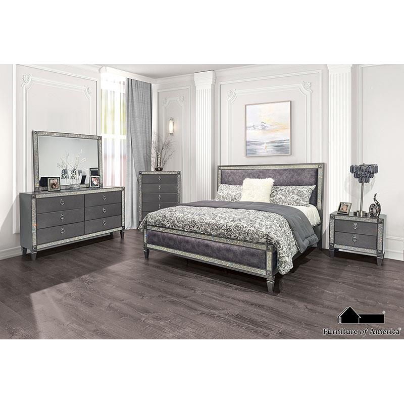 Lyanne Gray Queen Bedroom Set 5 Piece