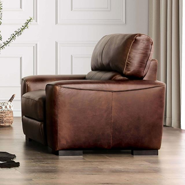 Marsicano Cognac Loveseat