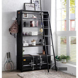 Dipiloh Black/Distressed Dark Oak Shelf/Storage