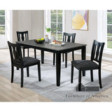 Carbey Black/Gray Dining Set