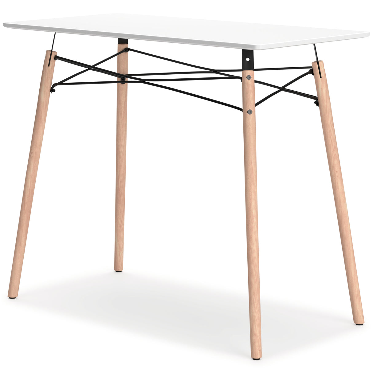 Jaspeni White/Natural Home Office Desk
