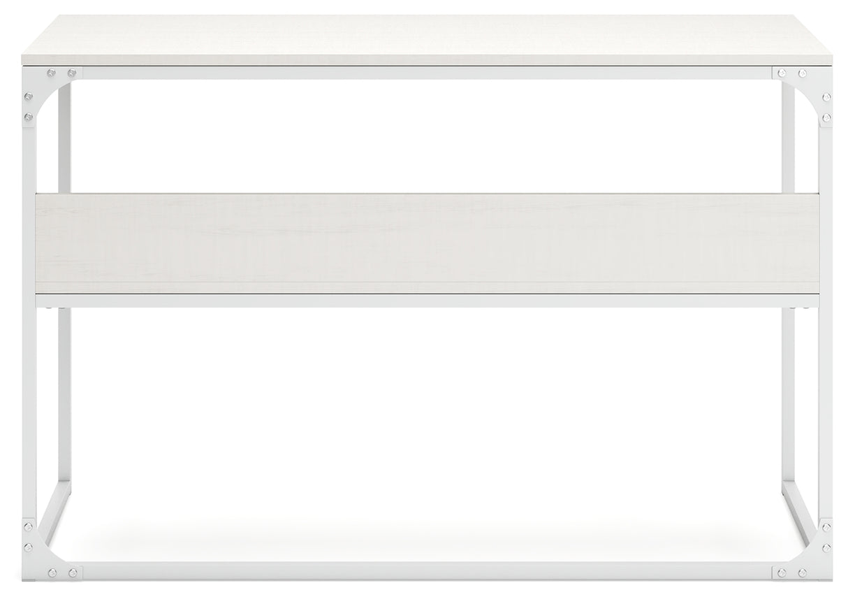 Deznee White Home Office Desk