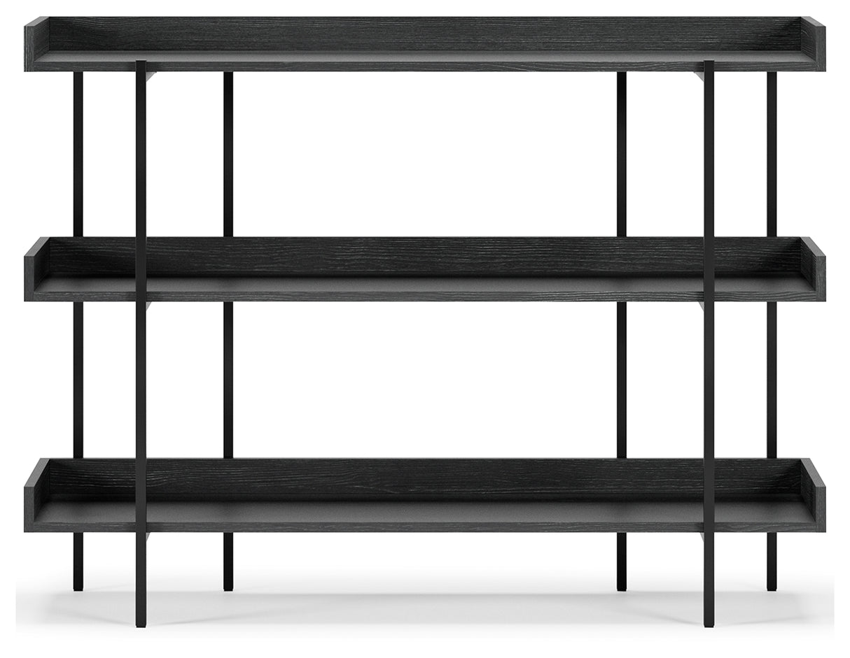 Yarlow Black 36" Bookcase