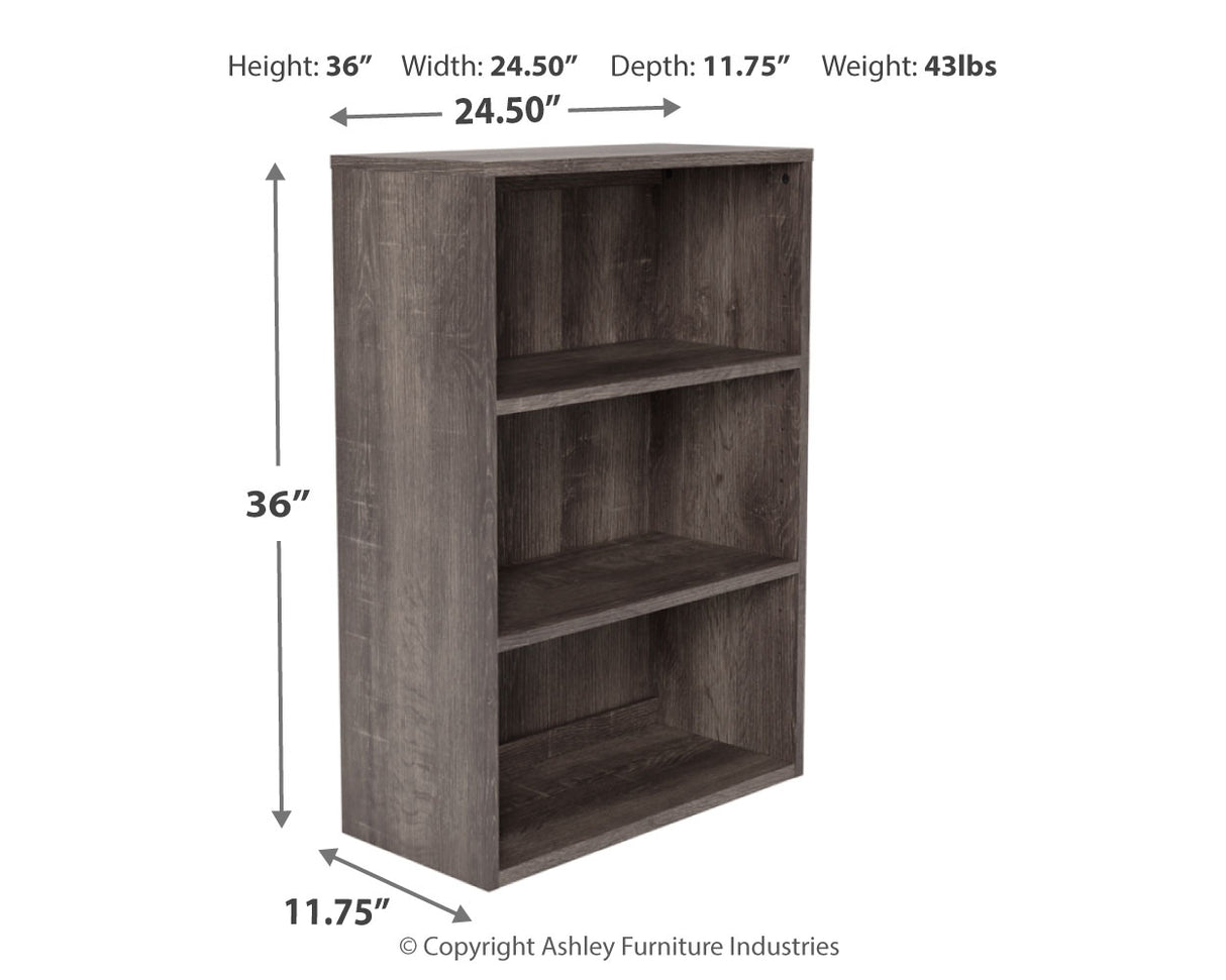 Arlenbry Gray 36" Bookcase