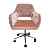 Brittney Tufted Leatherette Vanity Chair