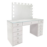 SlayStation® Naomi Vanity Table + Vanity Mirror + 4 Drawer Units Bundle