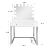 SlayStation® Scarlett Vanity Table + Vanity Mirror Bundle