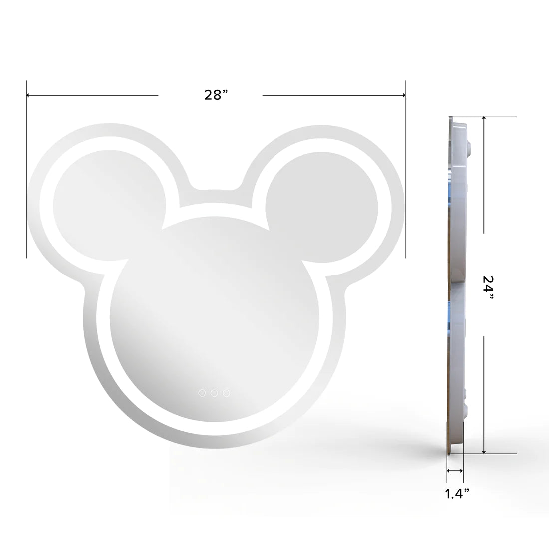 Mickey Mouse LED Wall Mirror