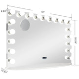 Hollywood Premiere Pro Max Vanity Mirror with Bluetooth