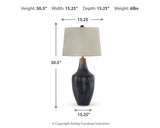 Evania Indigo Table Lamp