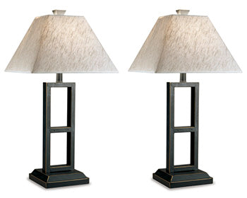 Deidra Black Table Lamp (Set Of 2)