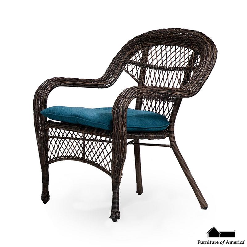 Oliveri Brown/Dark Teal Chair