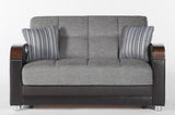 Luna Love Seat Sleeper (Fulya Gray)  2 Pieces