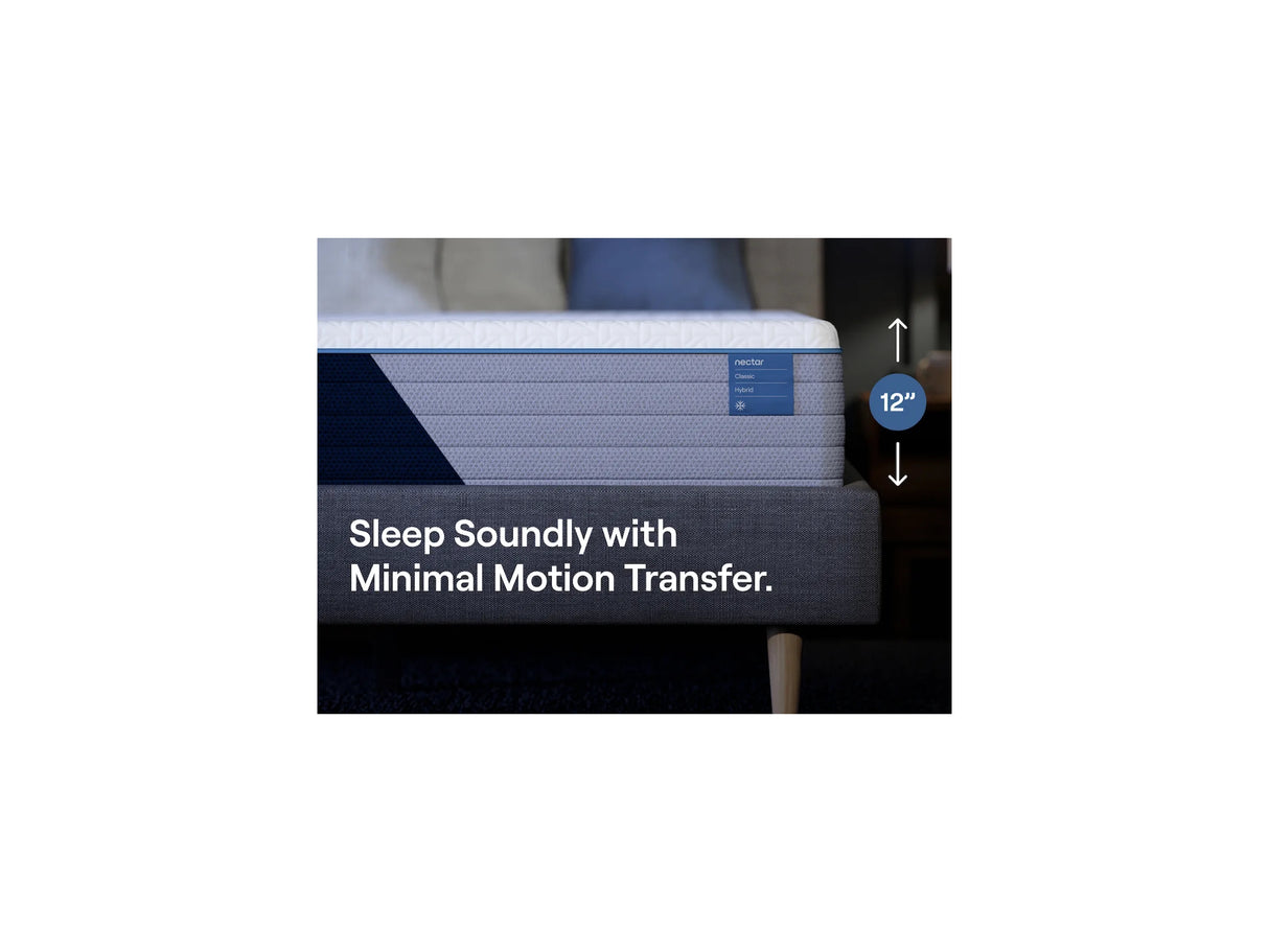 Nectar Classic Hybrid 5.1 White California King Mattress