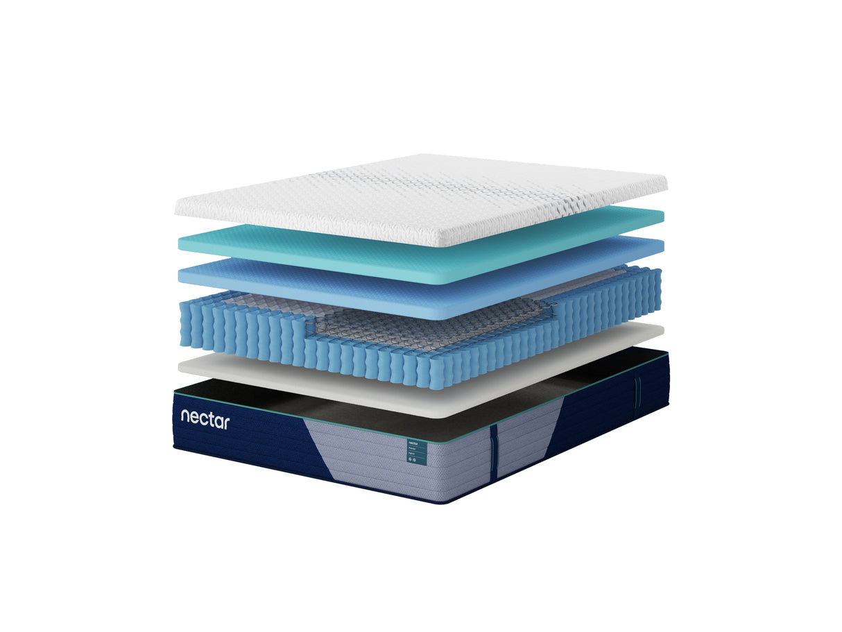 Nectar Premier Hybrid 5.1 White Full Mattress